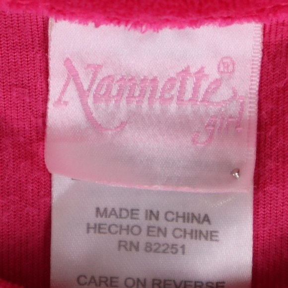 Nannette NWOT Hot Pink Black Tutu Velvet Girl Dress Party Birthday Holiday 4T - Picture 6 of 6